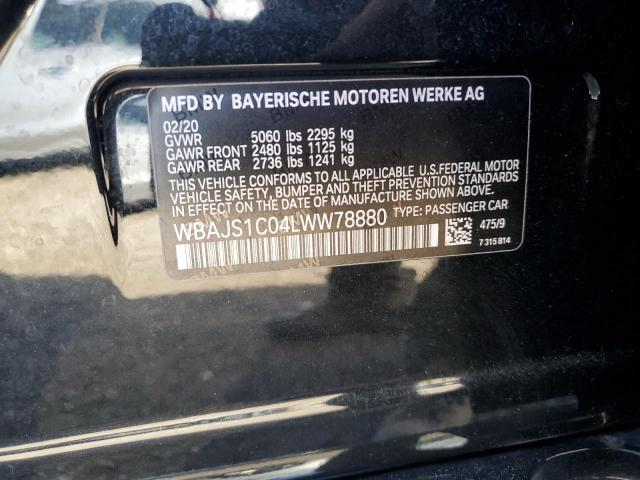 Photo 11 VIN: WBAJS1C04LWW78880 - BMW 540I 