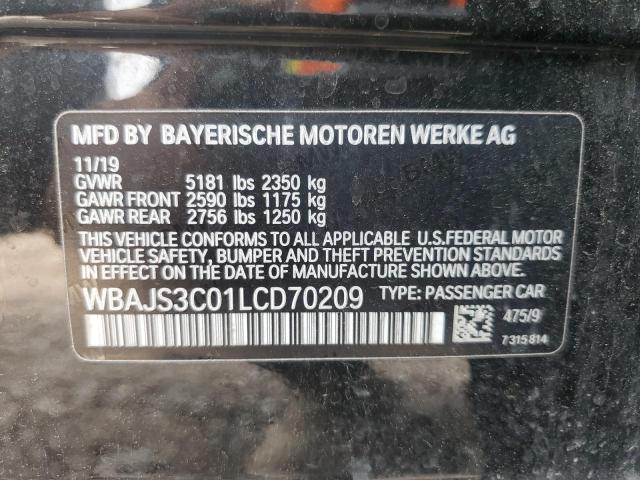 Photo 12 VIN: WBAJS3C01LCD70209 - BMW 540 XDRIVE 