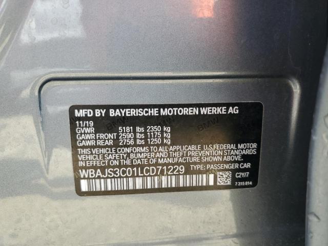 Photo 12 VIN: WBAJS3C01LCD71229 - BMW 540 XI 