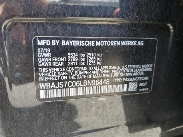 Photo 11 VIN: WBAJS7C06LBN96448 - BMW M5 