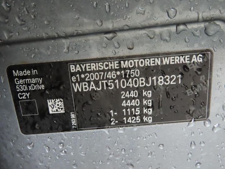 Photo 13 VIN: WBAJT51040BJ18321 - BMW 5 TOURING 