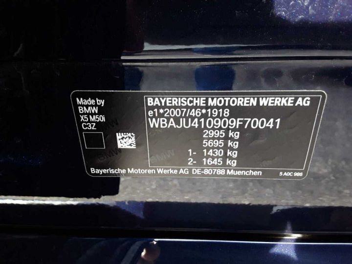 Photo 6 VIN: WBAJU410909F70041 - BMW BAUREIHE X5 (G05)(08.2018-) 