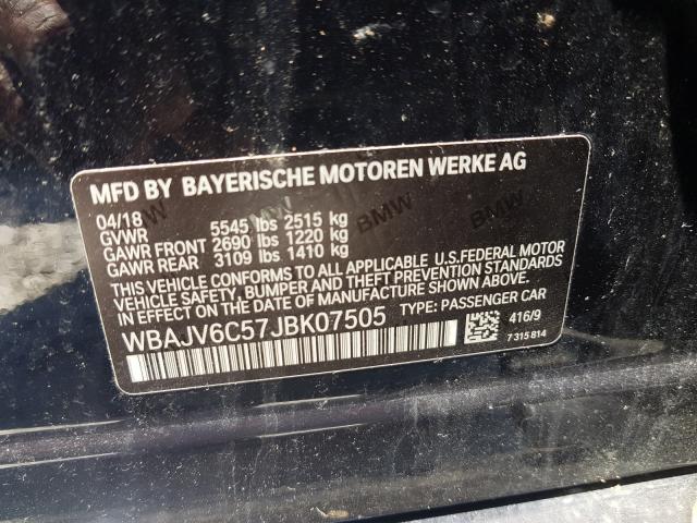 Photo 9 VIN: WBAJV6C57JBK07505 - BMW 640 XIGT 