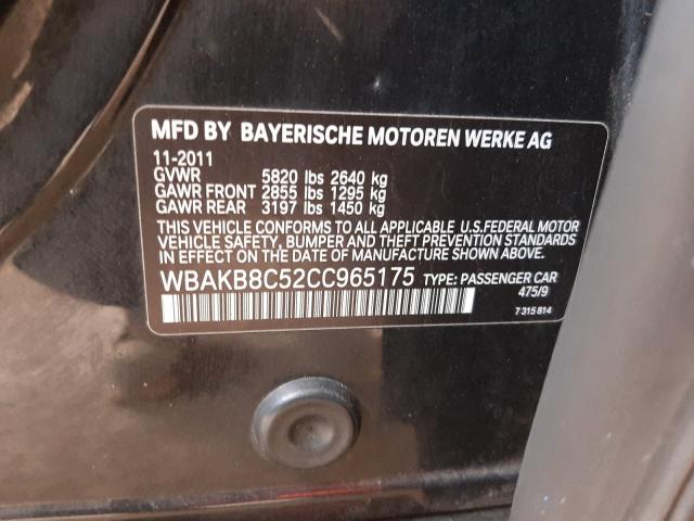 Photo 9 VIN: WBAKB8C52CC965175 - BMW 750 LI 