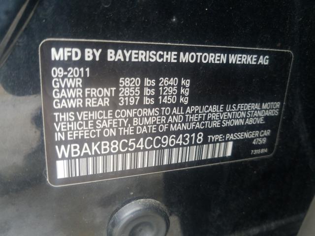 Photo 9 VIN: WBAKB8C54CC964318 - BMW 750 LI 