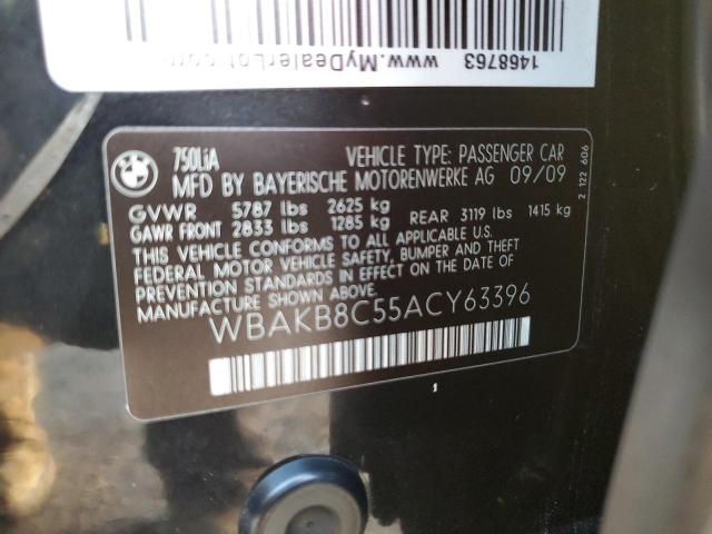 Photo 12 VIN: WBAKB8C55ACY63396 - BMW 7 SERIES 