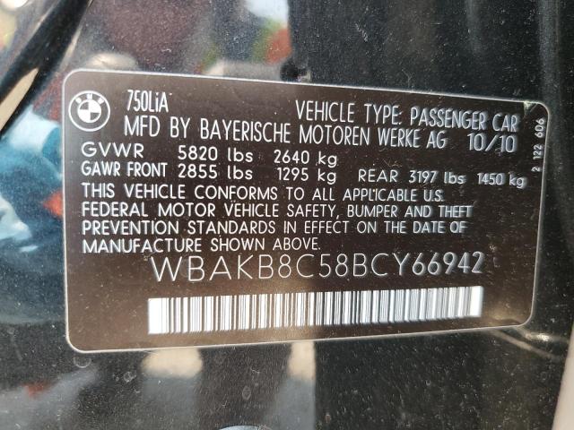 Photo 11 VIN: WBAKB8C58BCY66942 - BMW 750 LI 