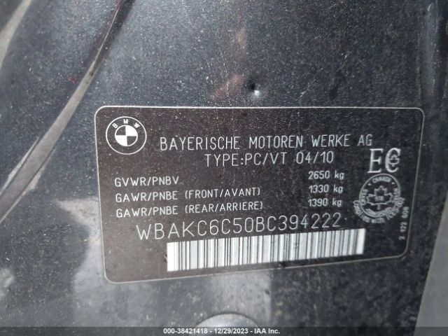 Photo 8 VIN: WBAKC6C50BC394222 - BMW 750I 