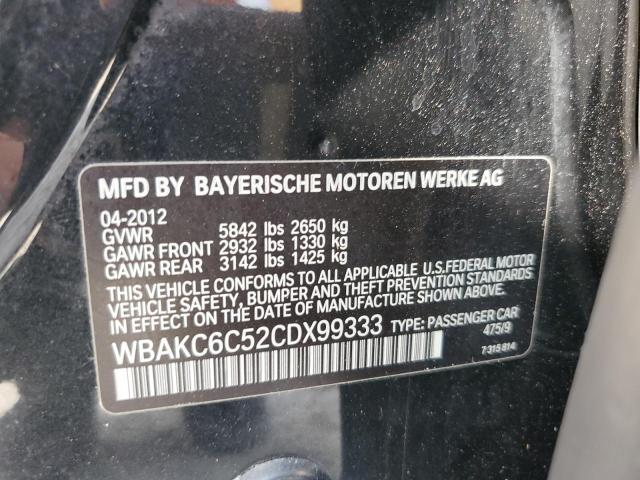 Photo 11 VIN: WBAKC6C52CDX99333 - BMW 7 SERIES 