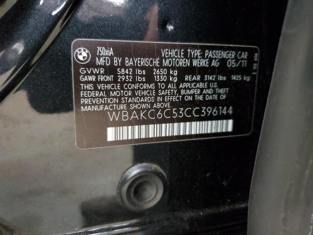 Photo 11 VIN: WBAKC6C53CC396144 - BMW 750 XI 