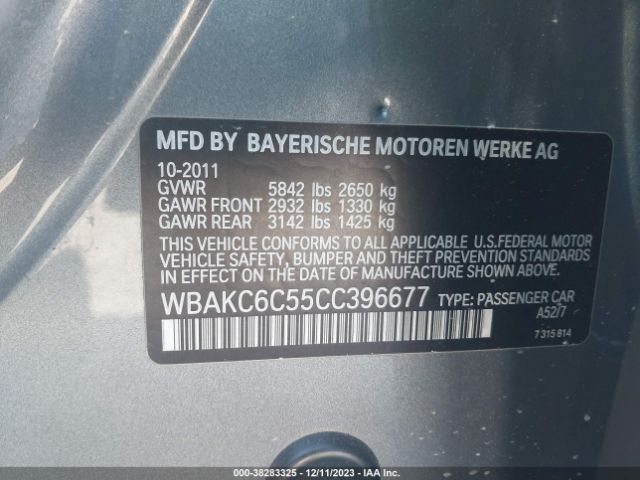 Photo 8 VIN: WBAKC6C55CC396677 - BMW 750I 