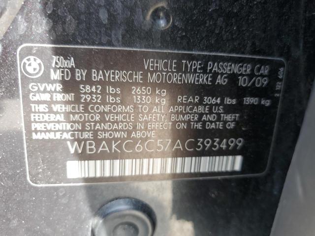 Photo 11 VIN: WBAKC6C57AC393499 - BMW 750 I XDRI 