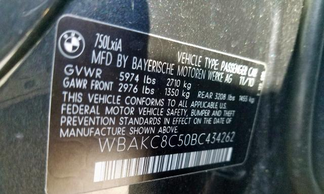 Photo 9 VIN: WBAKC8C50BC434262 - BMW 750 