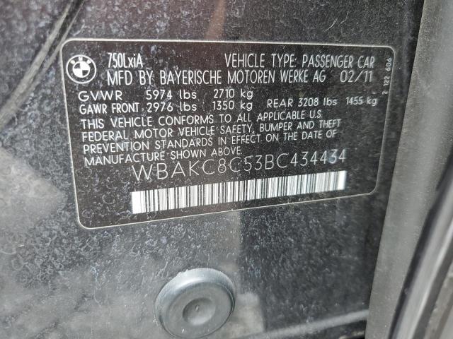 Photo 11 VIN: WBAKC8C53BC434434 - BMW 750LXI 