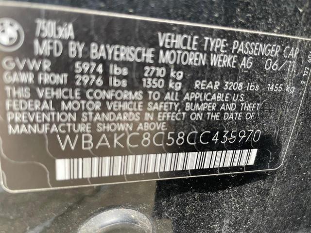 Photo 9 VIN: WBAKC8C58CC435970 - BMW 750 LXI 