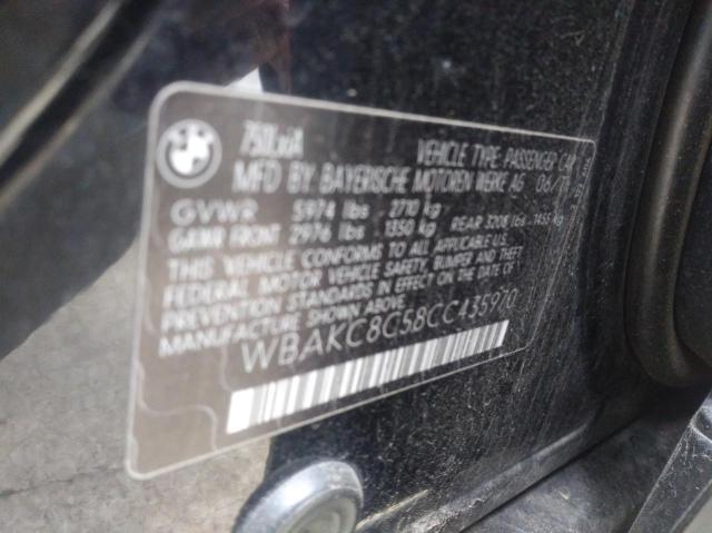 Photo 9 VIN: WBAKC8C58CC435970 - BMW 750 LXI 