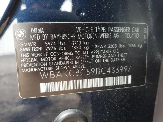 Photo 9 VIN: WBAKC8C59BC433997 - BMW 7 SERIES 