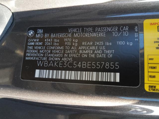 Photo 9 VIN: WBAKE3C54BE557855 - BMW 328 I 