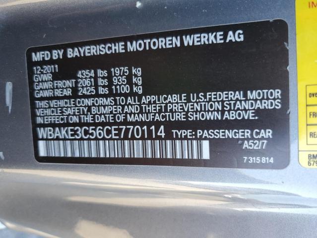 Photo 12 VIN: WBAKE3C56CE770114 - BMW 328 I 