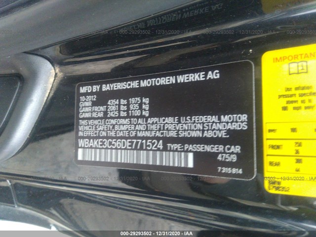 Photo 8 VIN: WBAKE3C56DE771524 - BMW 328I 