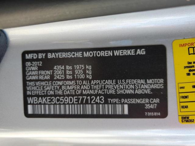 Photo 11 VIN: WBAKE3C59DE771243 - BMW 328 I 