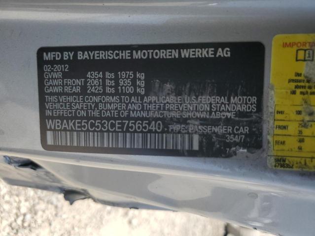 Photo 11 VIN: WBAKE5C53CE756540 - BMW 328 I SULE 