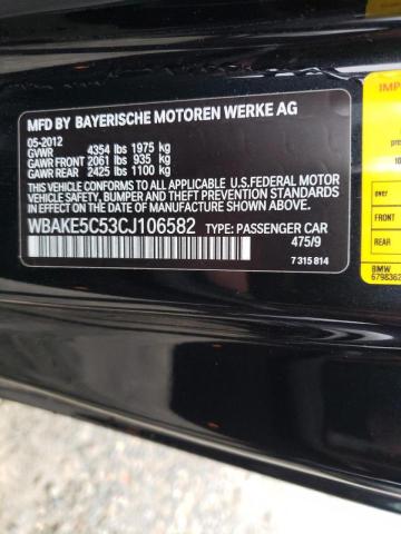 Photo 9 VIN: WBAKE5C53CJ106582 - BMW 328 I SULE 