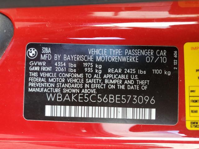 Photo 11 VIN: WBAKE5C56BE573096 - BMW 328 I SULE 