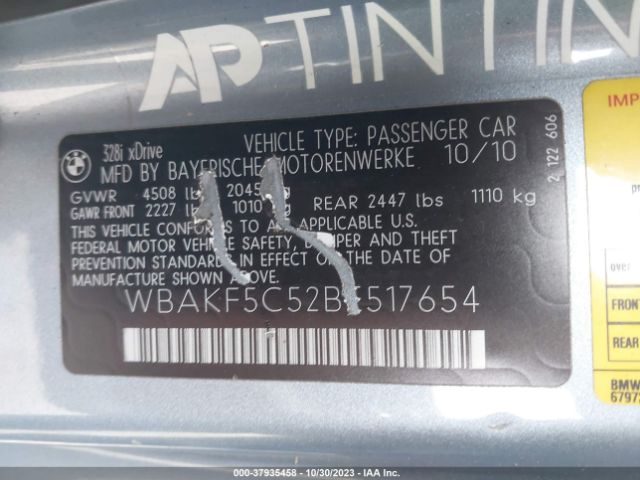 Photo 8 VIN: WBAKF5C52BE517654 - BMW 328I 