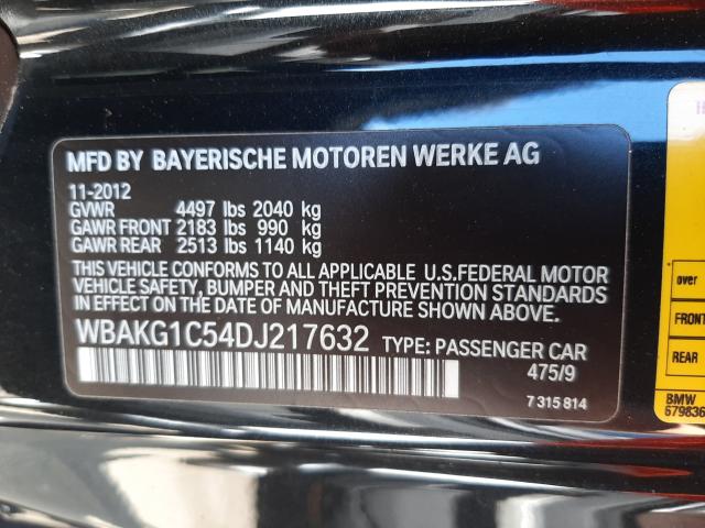 Photo 9 VIN: WBAKG1C54DJ217632 - BMW 335 I SULE 