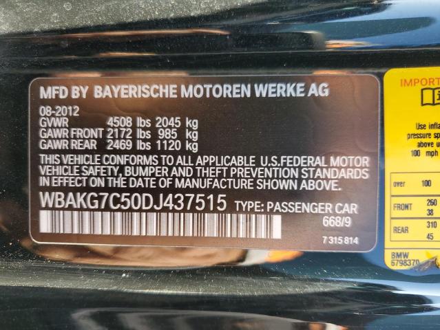 Photo 12 VIN: WBAKG7C50DJ437515 - BMW 3 SERIES 