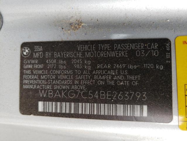 Photo 9 VIN: WBAKG7C54BE263793 - BMW 335 I 