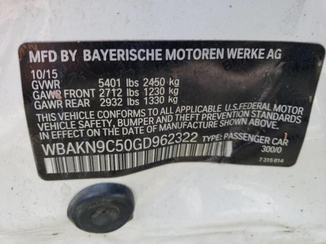 Photo 11 VIN: WBAKN9C50GD962322 - BMW 550 I 