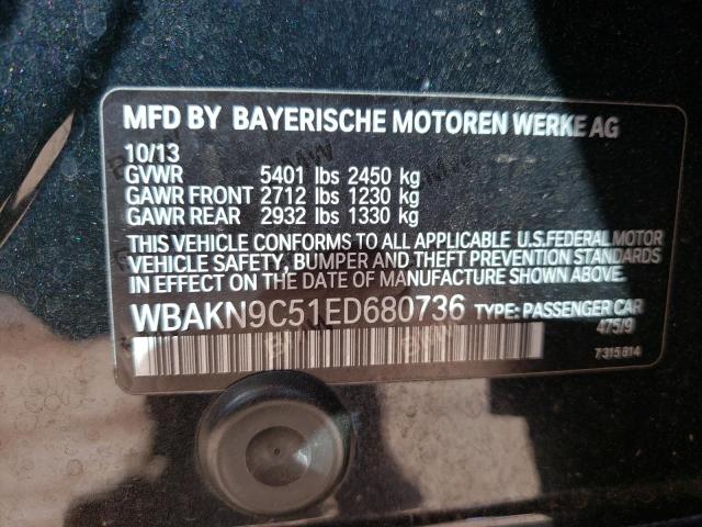 Photo 9 VIN: WBAKN9C51ED680736 - BMW 550 I 