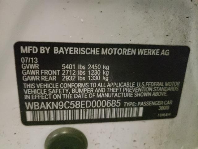 Photo 9 VIN: WBAKN9C58ED000685 - BMW 550 I 