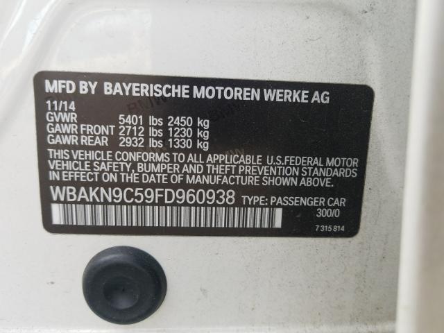 Photo 9 VIN: WBAKN9C59FD960938 - BMW 550 I 