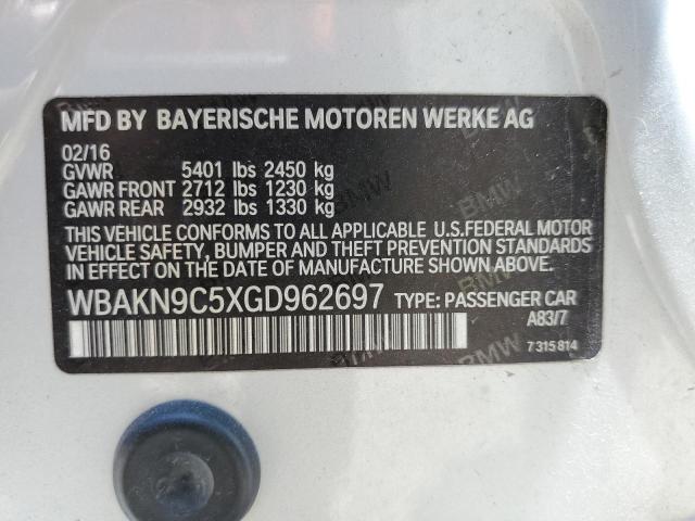 Photo 11 VIN: WBAKN9C5XGD962697 - BMW 5 SERIES 