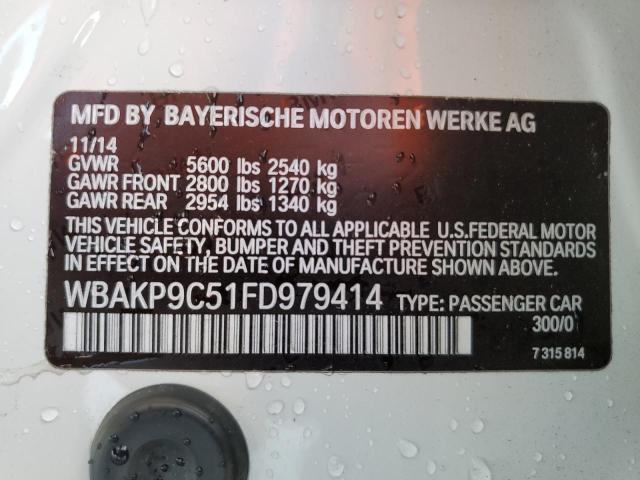 Photo 11 VIN: WBAKP9C51FD979414 - BMW 5 SERIES 