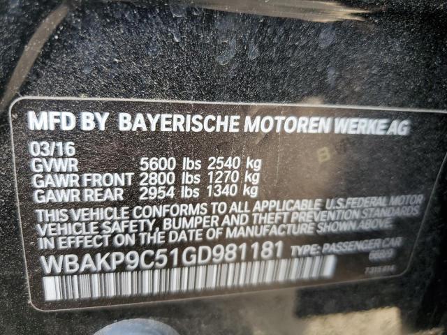 Photo 9 VIN: WBAKP9C51GD981181 - BMW 550 XI 