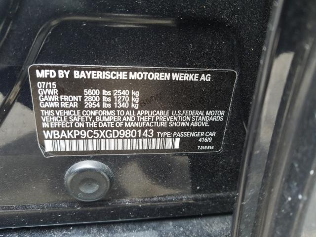 Photo 9 VIN: WBAKP9C5XGD980143 - BMW 550 XI 