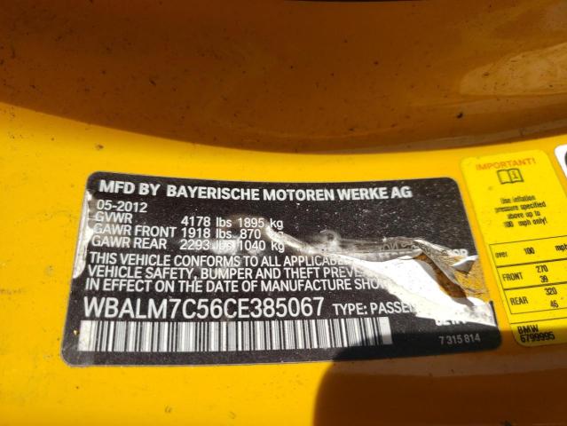 Photo 9 VIN: WBALM7C56CE385067 - BMW Z4 SDRIVE3 