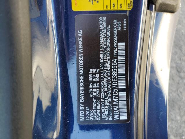 Photo 12 VIN: WBALM7C57DE385564 - BMW Z4 