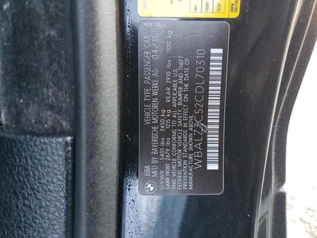 Photo 11 VIN: WBALZ3C52CDL70310 - BMW 650 I 