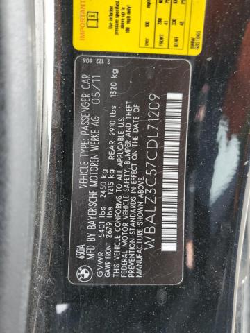 Photo 11 VIN: WBALZ3C57CDL71209 - BMW 650 I 