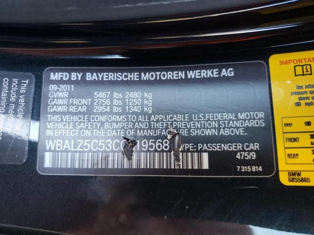 Photo 11 VIN: WBALZ5C53CC619568 - BMW 650 XI 