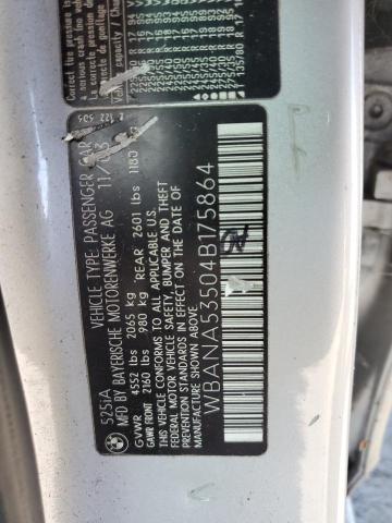 Photo 11 VIN: WBANA53504B175864 - BMW 5 SERIES 