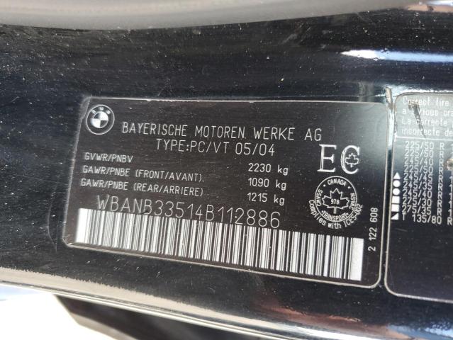 Photo 11 VIN: WBANB33514B112886 - BMW 545 I 