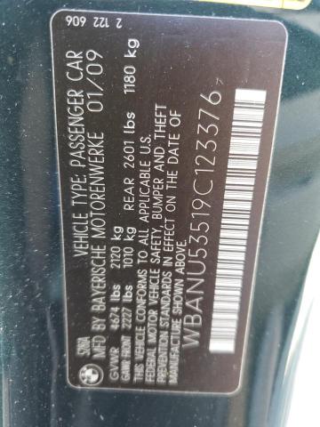 Photo 11 VIN: WBANU53519C123376 - BMW 5 SERIES 