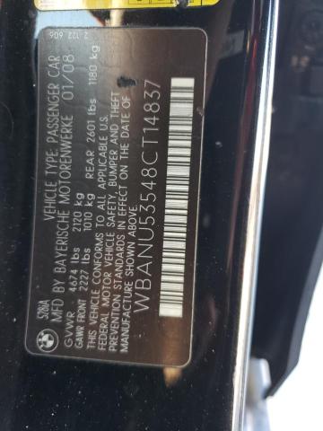 Photo 12 VIN: WBANU53548CT14837 - BMW 5 SERIES 