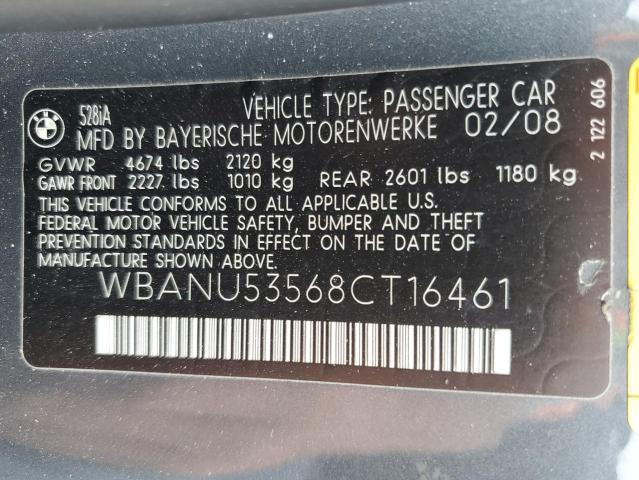 Photo 11 VIN: WBANU53568CT16461 - BMW 528 I 